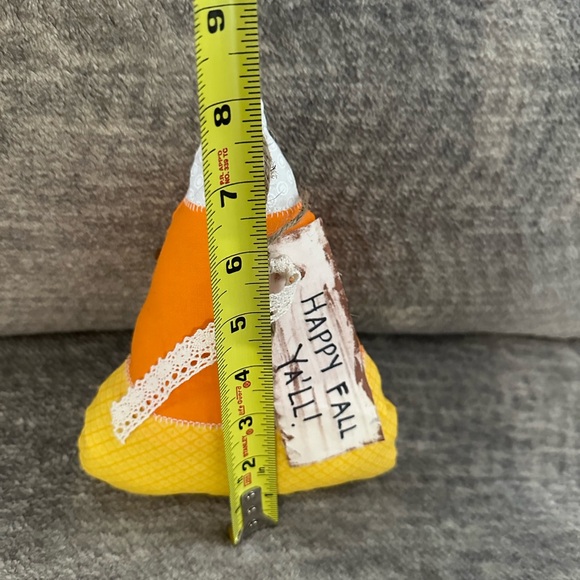 Trio of Handmade Halloween Candy Decorative Ghost, Candy Corn,  Patchwork Candy - Picture 10 of 11